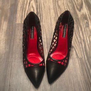 Charles Jourdan Black heels